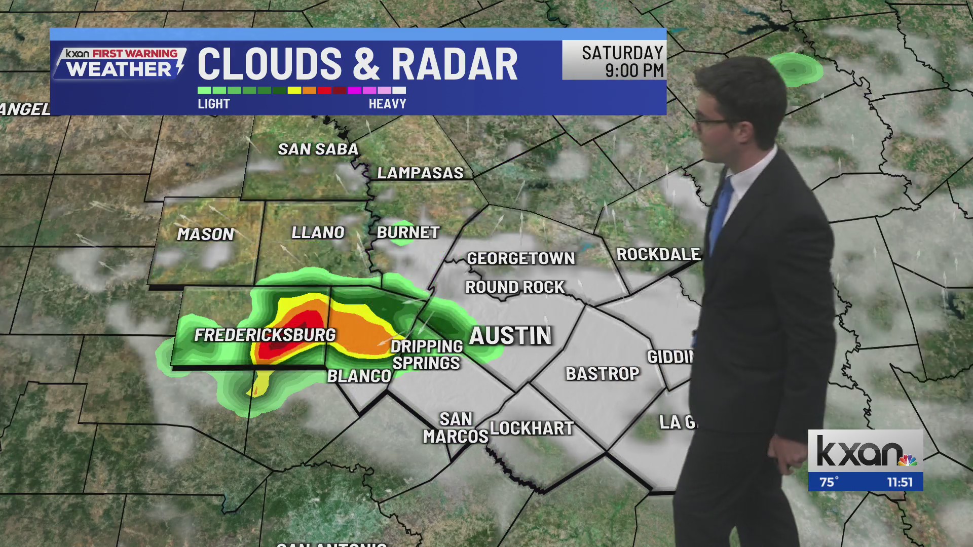 Isolated strong to severe t-storms Friday and Saturday | KXAN weather ...