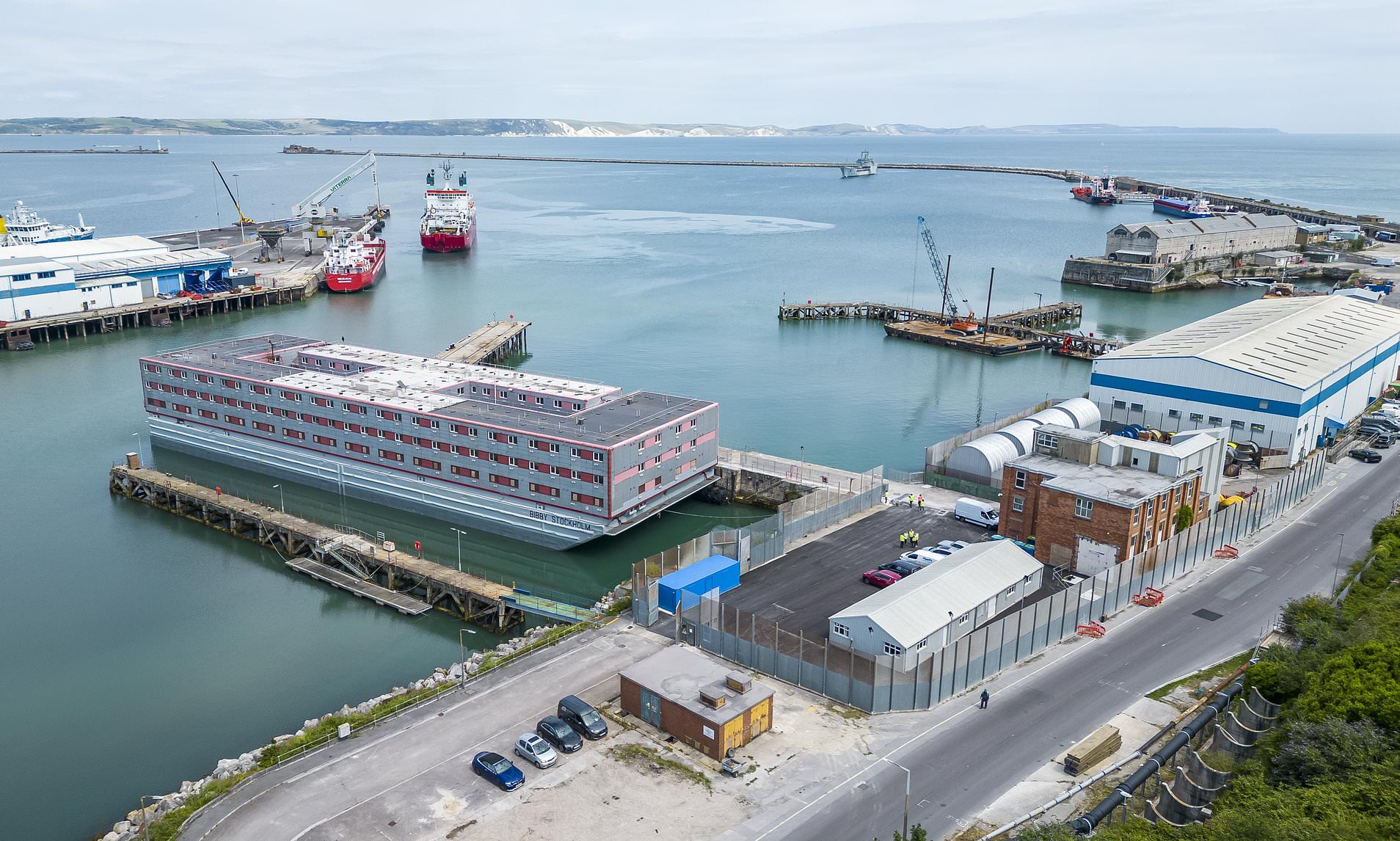 Bibby Stockholm asylum barge operator admits overcharging by £118m
