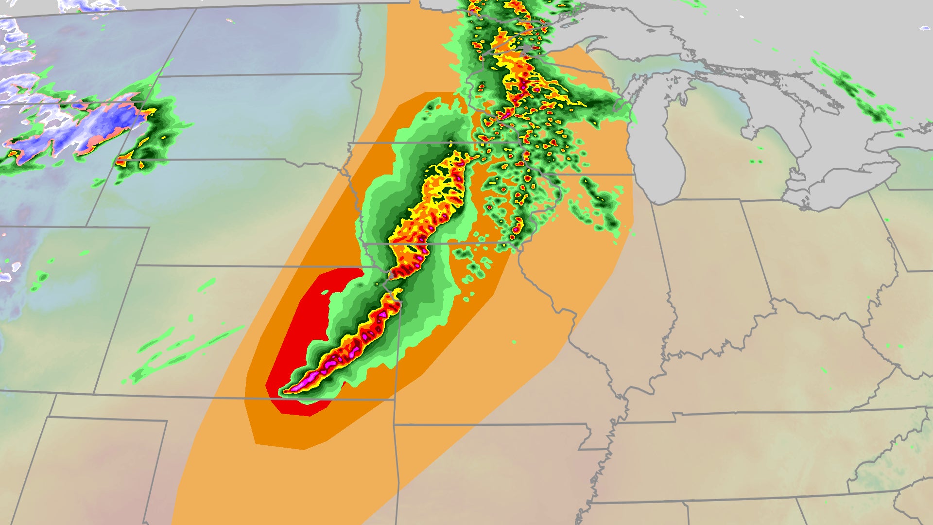 Severe weather threat increasing across Plains Thursday
