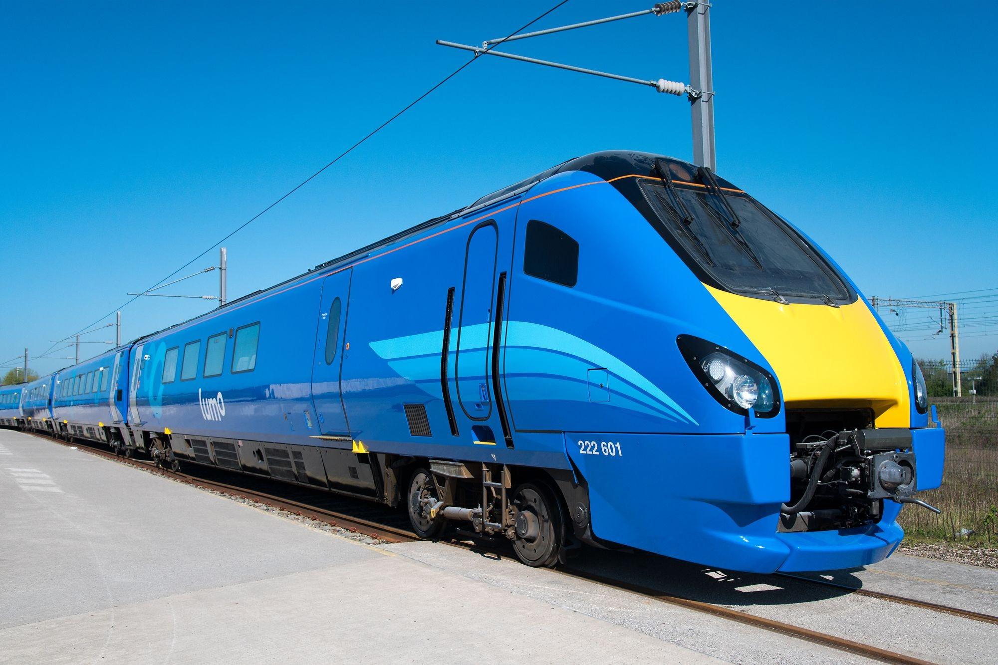 First completed Lumo train for new Stirling to London service, via ...