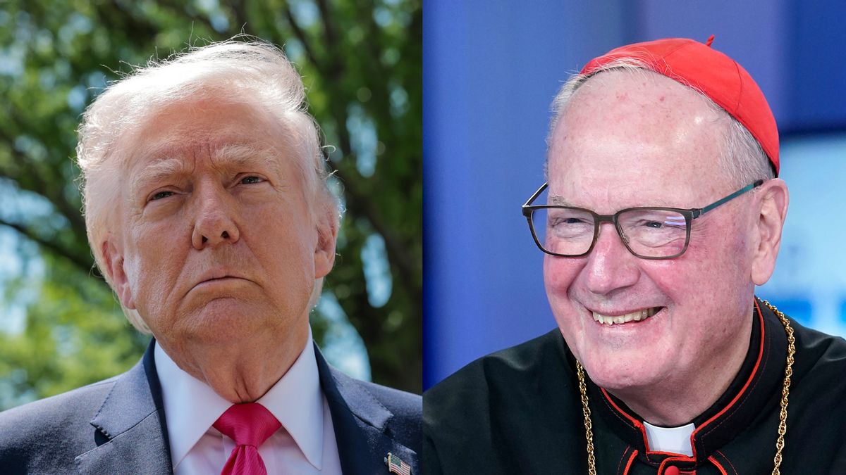 Did Cardinal Dolan defend Trump, saying he 'stands for every American'?