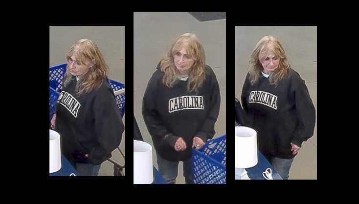 Police in SC look for woman accused of stealing at a Goodwill store