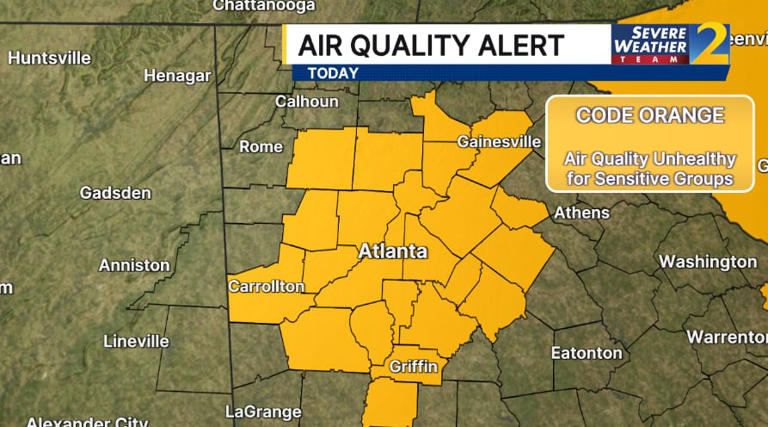 Code Orange Air Quality Alert in effect as smoke from wildfires blows north