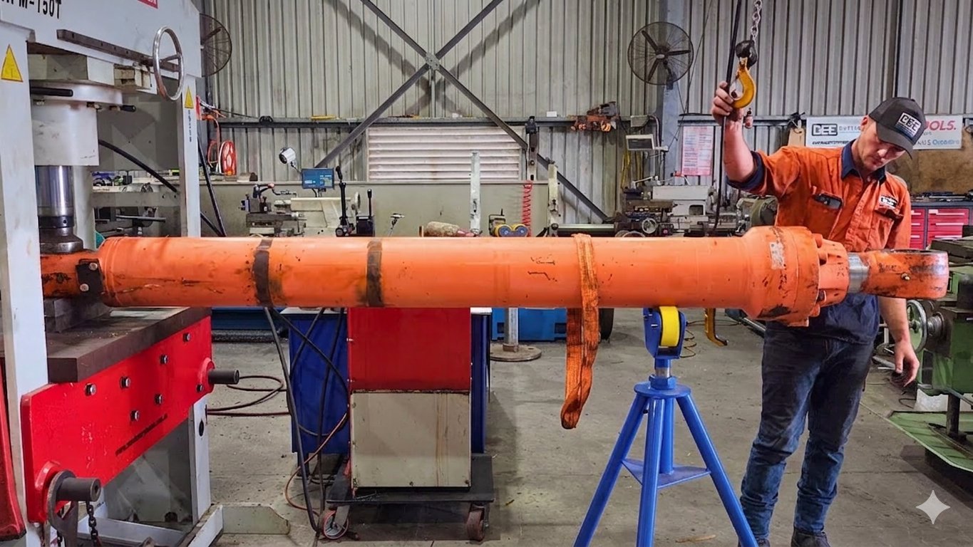 Getting started on a hydraulic cylinder repair
