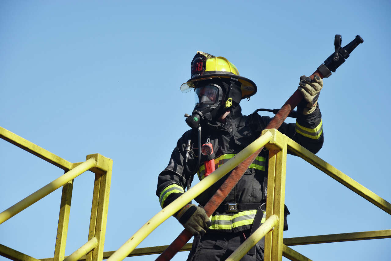Video: Firefighters practice at county training center