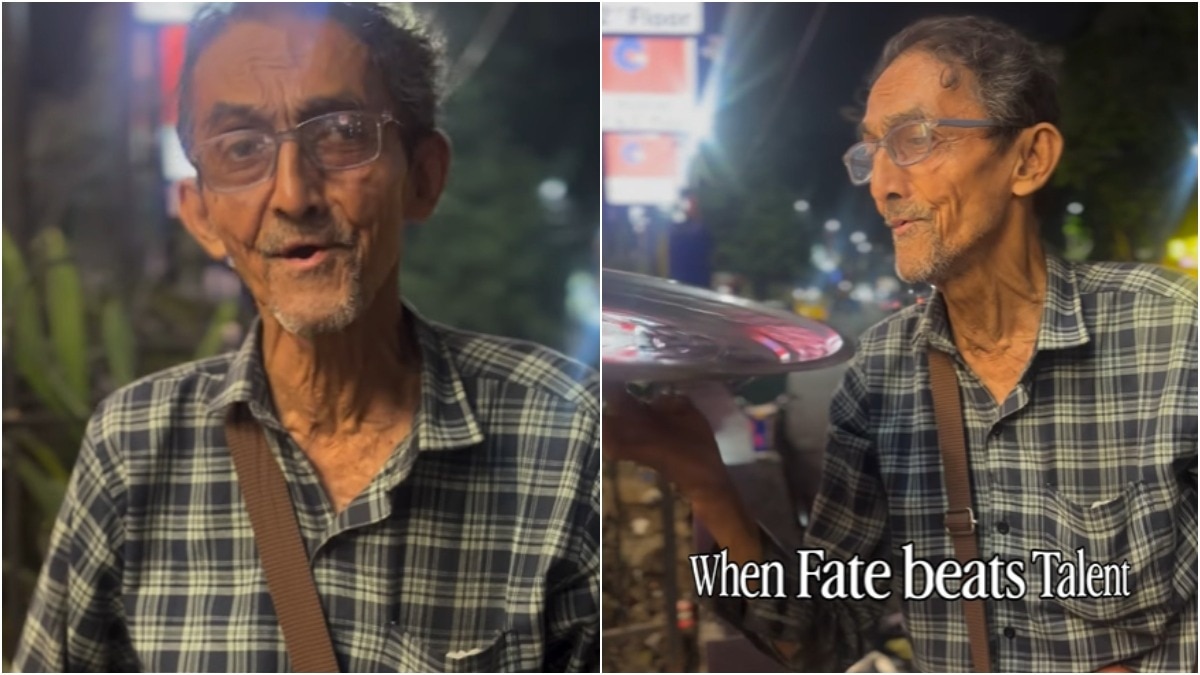 This homeless street musician's night performance in Kolkata is hard to ...