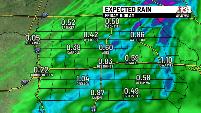 Severe storms rage across Iowa Thursday afternoon into the night