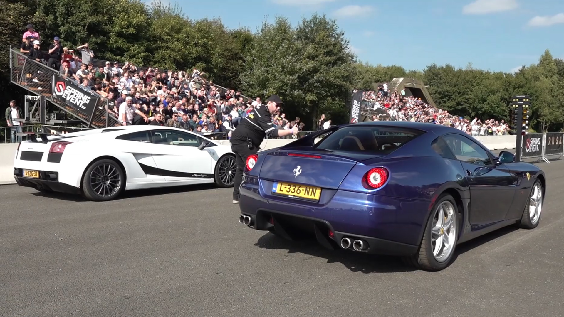 Which Faster in Drag Race Between Lamborghini Gallardo and Ferrari 599?