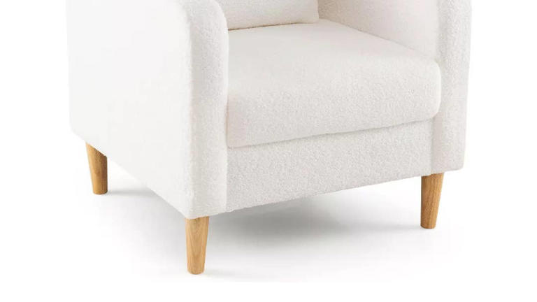 Target's highly rated teddy-upholstered chair is now $150