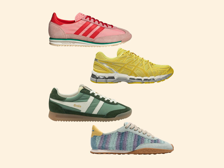 10 of the best colourful, patterned trainers that look perfect with dresses