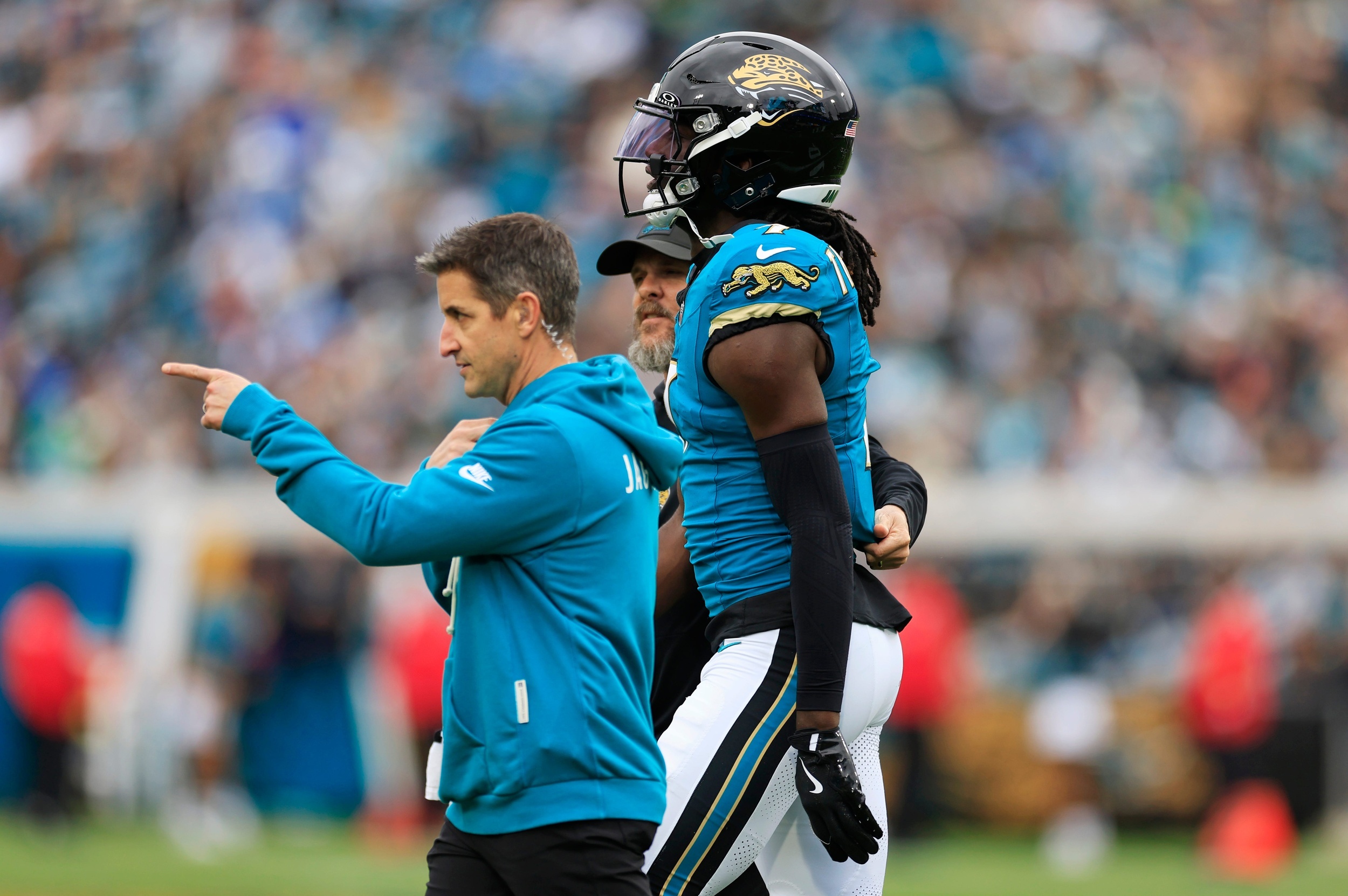 Jaguars could include WR Brian Thomas Jr. in trade-up effort?