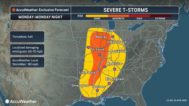 Severe weather, tornado risk to intensify over central US through late ...