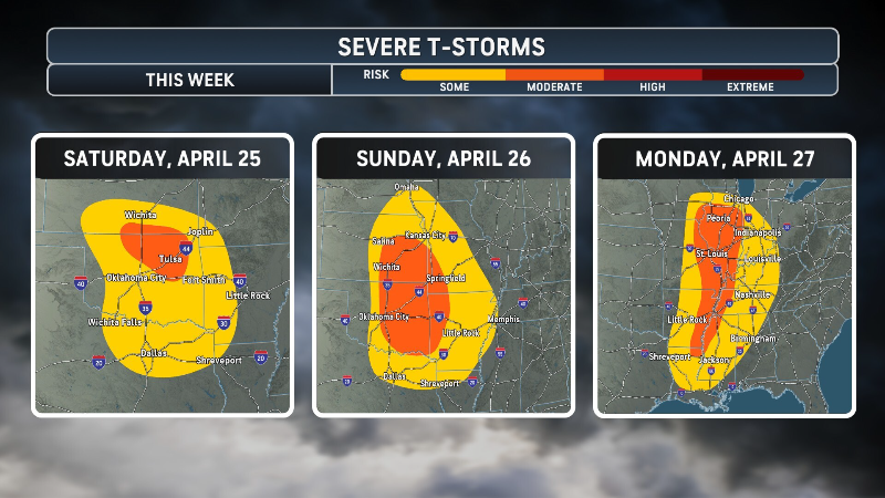 Severe weather to ramp up this weekend for southern Plains