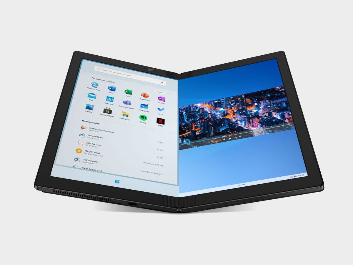 Lenovo will have the first laptop with a foldable display this summer ...