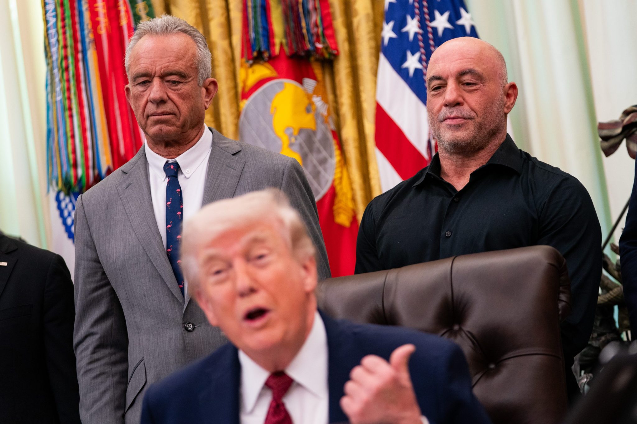 Trump’s strategy for a mined-shut Strait of Hormuz: appease Joe Rogan ...