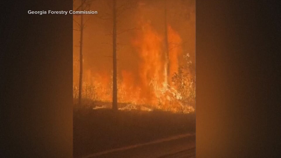 Wildfires spread in Georgia; firefighters contain fire near apartments