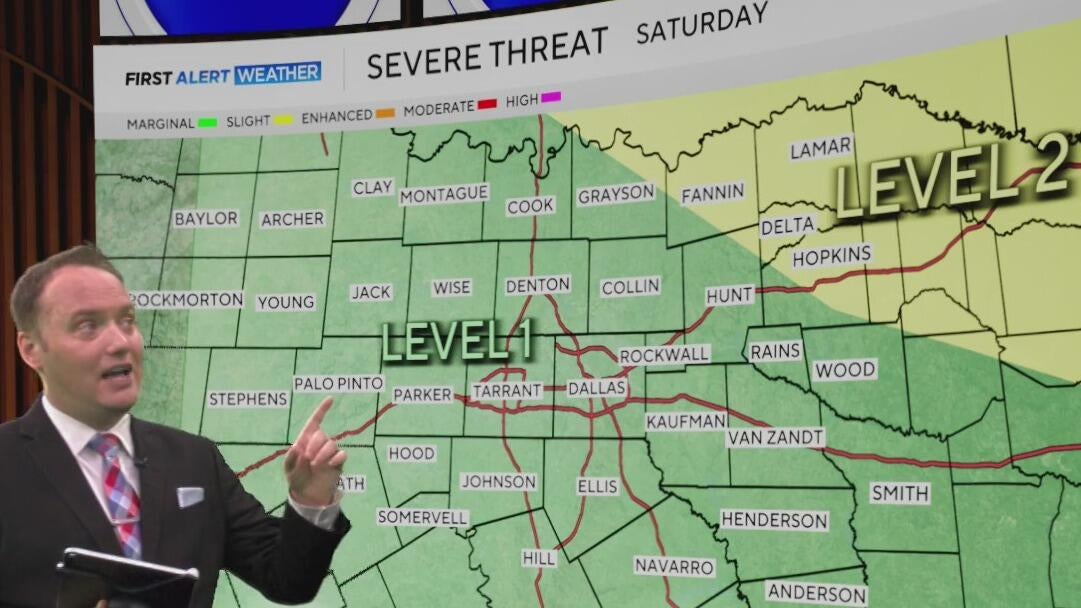 Severe storm chances return to North Texas this weekend as heat builds