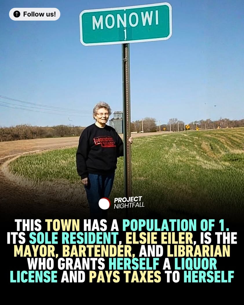 The last woman standing: 91-year-old Elsie Eiler, sole ruler of Monowi!