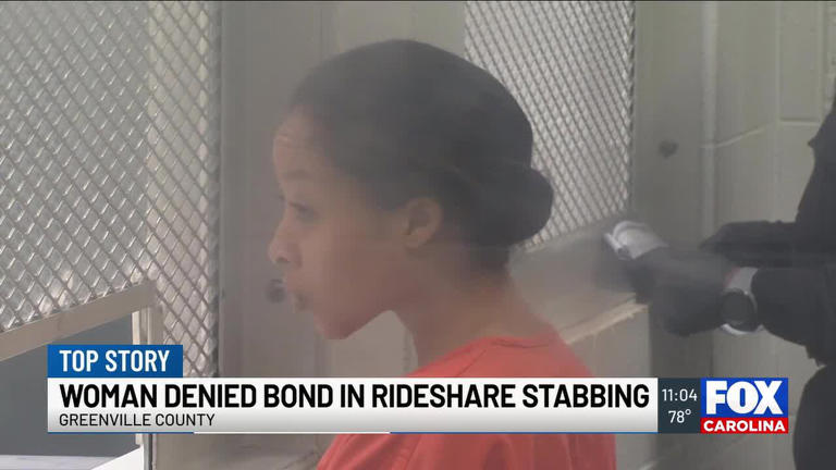 Bond denied for woman accused of stabbing Upstate rideshare driver in head
