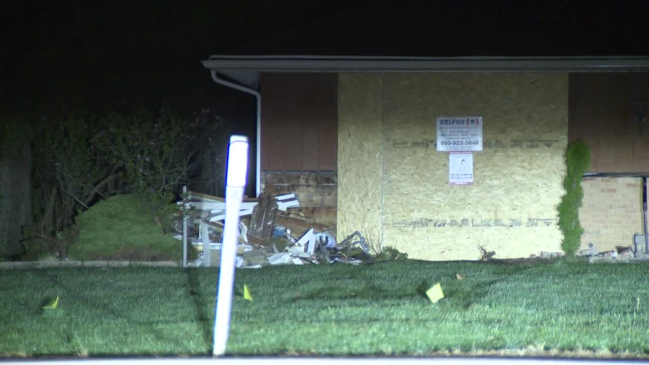 Video: Driver dead after car crashes into Parma home