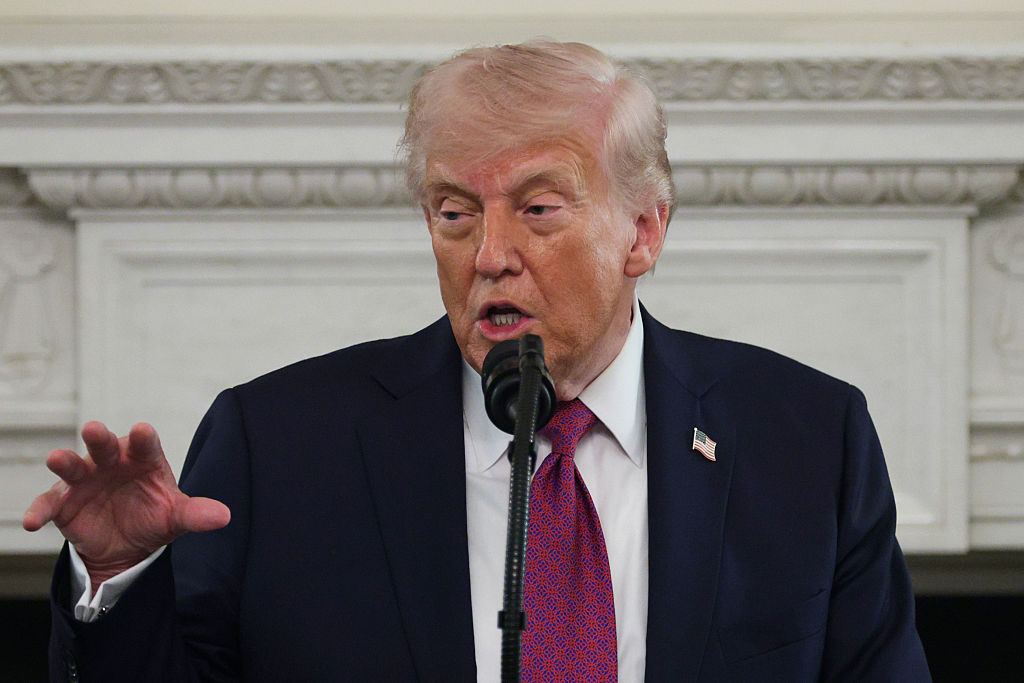 President Trump Holds NCAA Collegiate National Champions Day Event At The White House