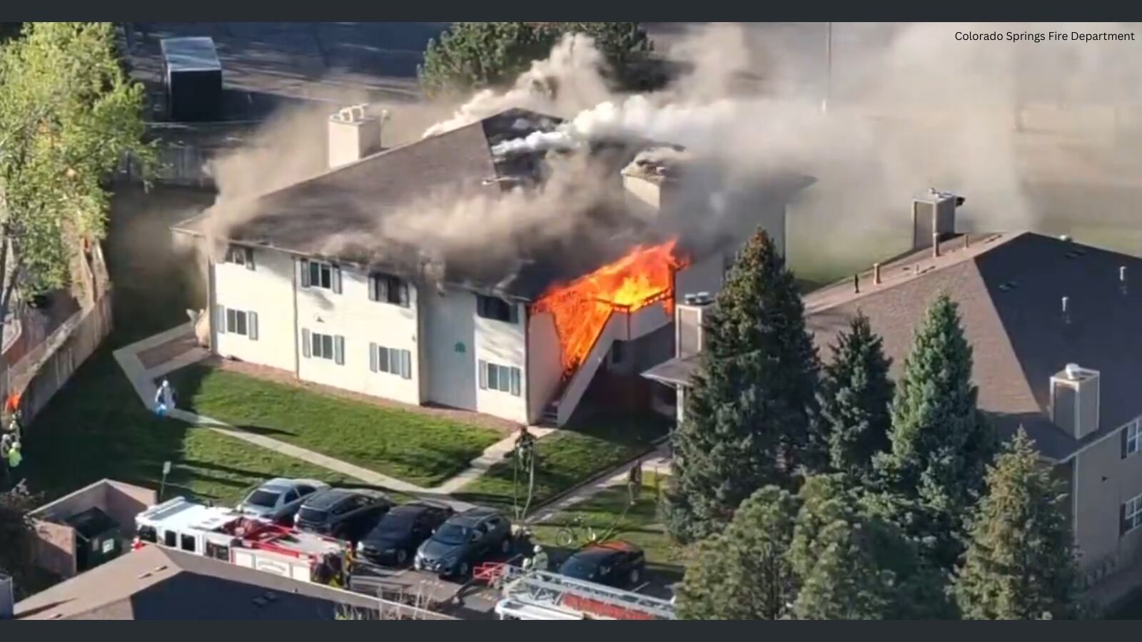 Colorado Springs firefighters respond to structure fire near Chelton Road