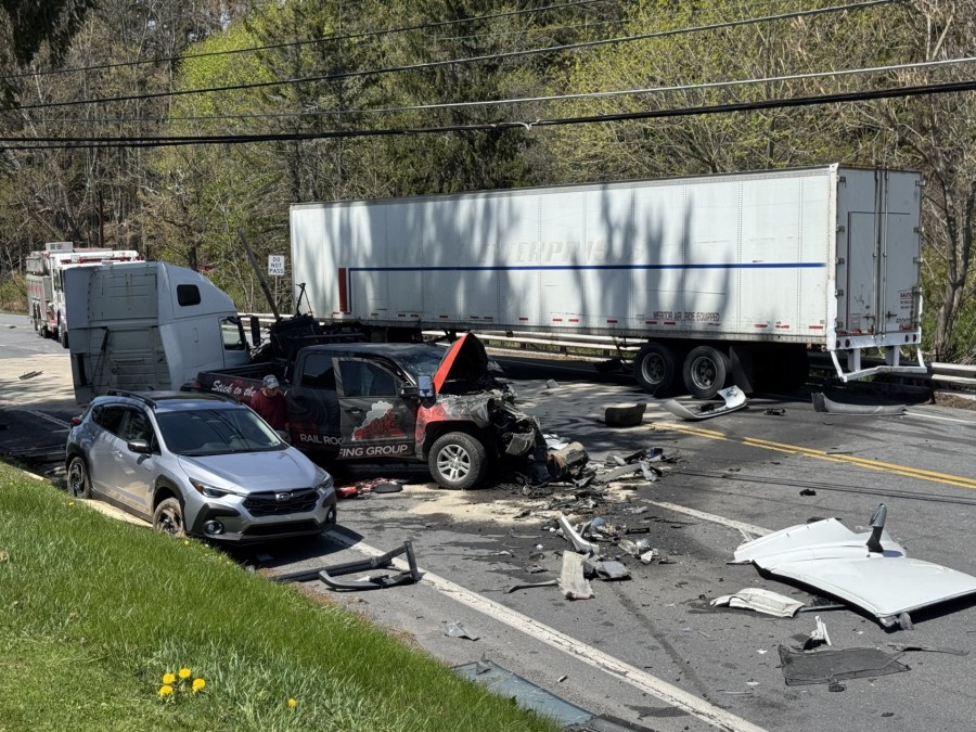 SR 309 in Luzerne County reopened after multi-vehicle crash