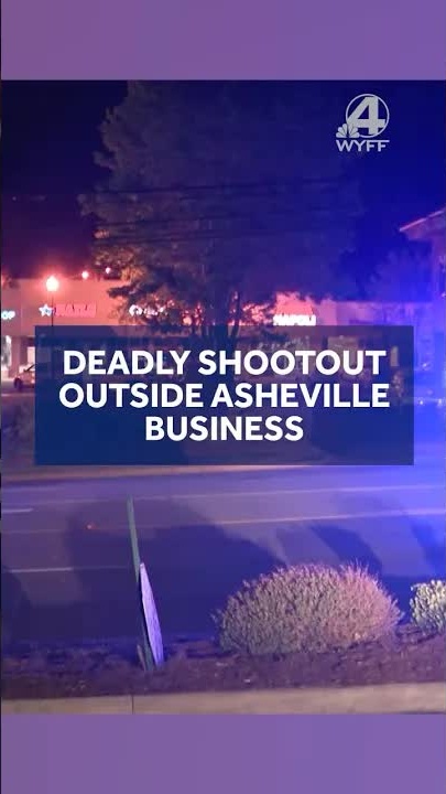 Man shot, killed by officers during shootout outside Asheville business