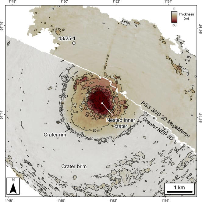 A massive asteroid slammed into the North Sea and unleashed a 330-foot ...