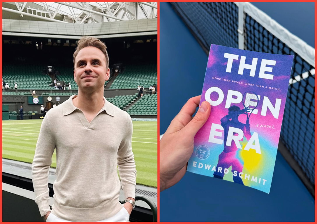 Edward Schmit is serving up the next gay sports romance & it’s a tennis ...