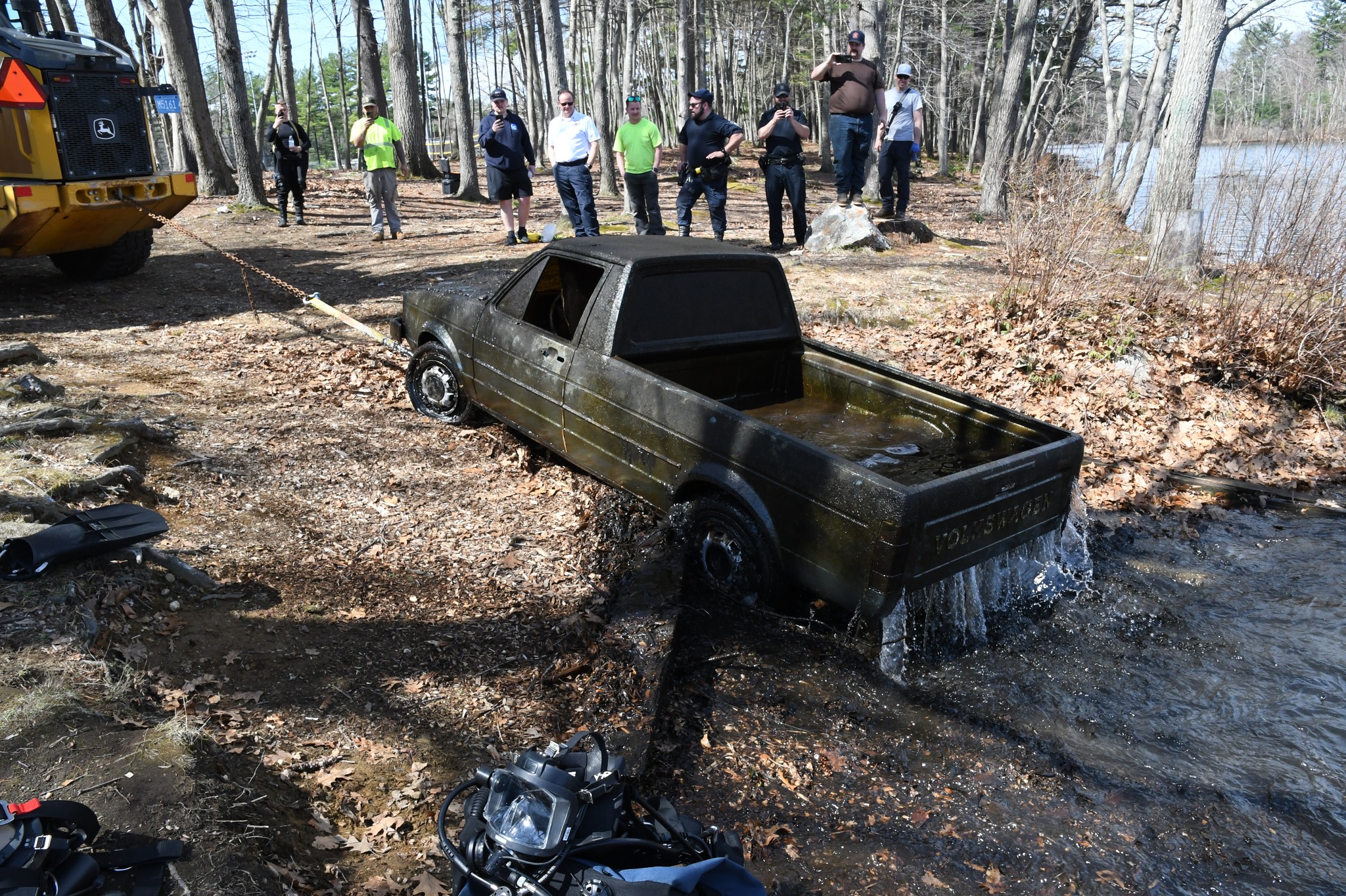 Missing for 44 years, stolen VW Rabbit pulled from Massachusetts lake ...