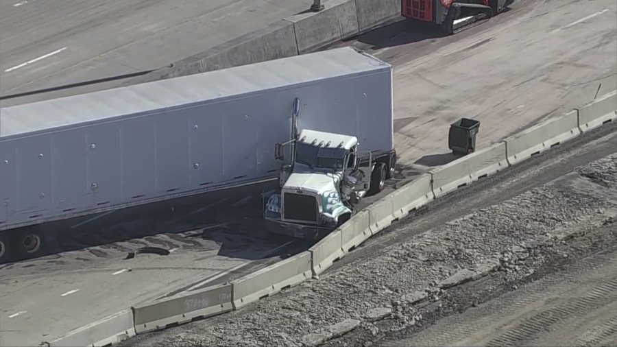 All lanes reopen on EB I-80 after crash involving multiple semis in Joliet