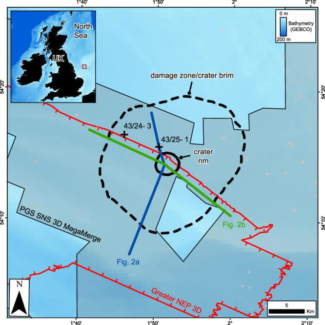 A massive asteroid slammed into the North Sea and unleashed a 330-foot ...