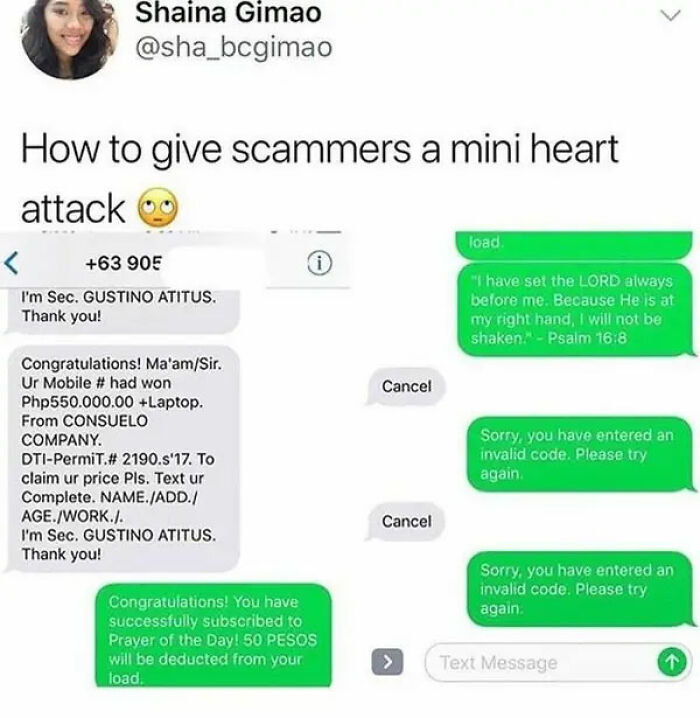 27 satisfying posts that show scammers getting owned