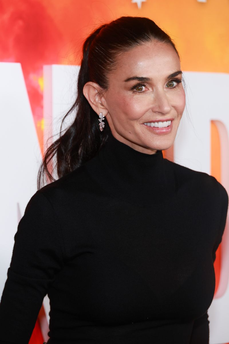 Demi Moore's ponytail Why everyone is obsessed with her viral high