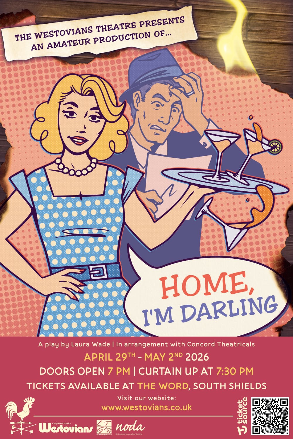 Illness forces opening night of Home, I'm Darling show in South Shields ...