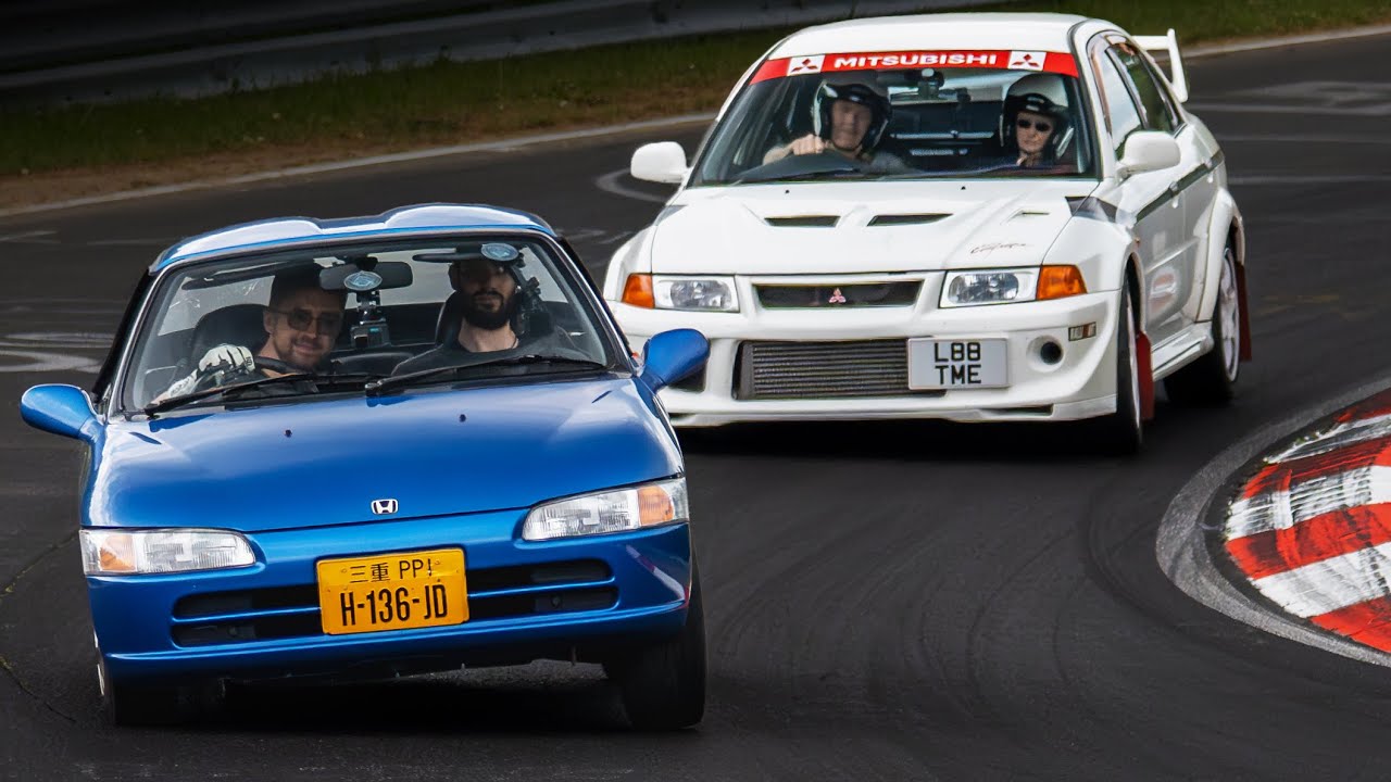 Lightweight 63HP Honda Beat slides through every Nürburgring track corner