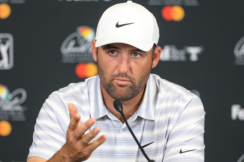 Scottie Scheffler brings up Jim Furyk's wife unprompted as he responds ...