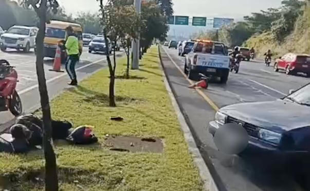 Accidente de tránsito en la Ruta Viva deja un herido en Quito