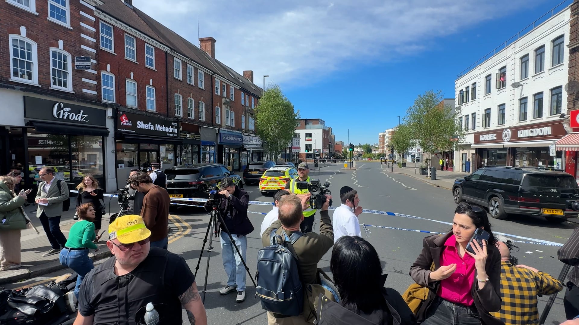 Attempted murder arrest after two 'Jewish men' stabbed in north London