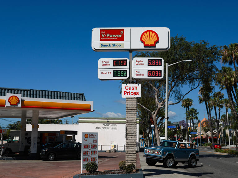 US gas prices surge to over $4.22 a gallon, the highest in 4 years