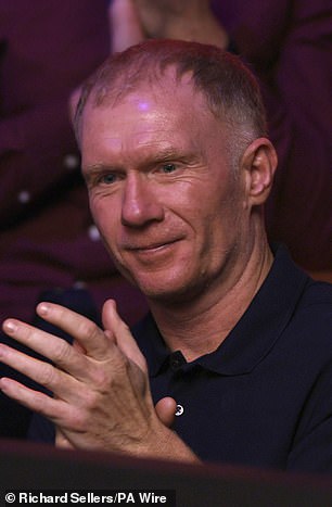 Scholes pictured