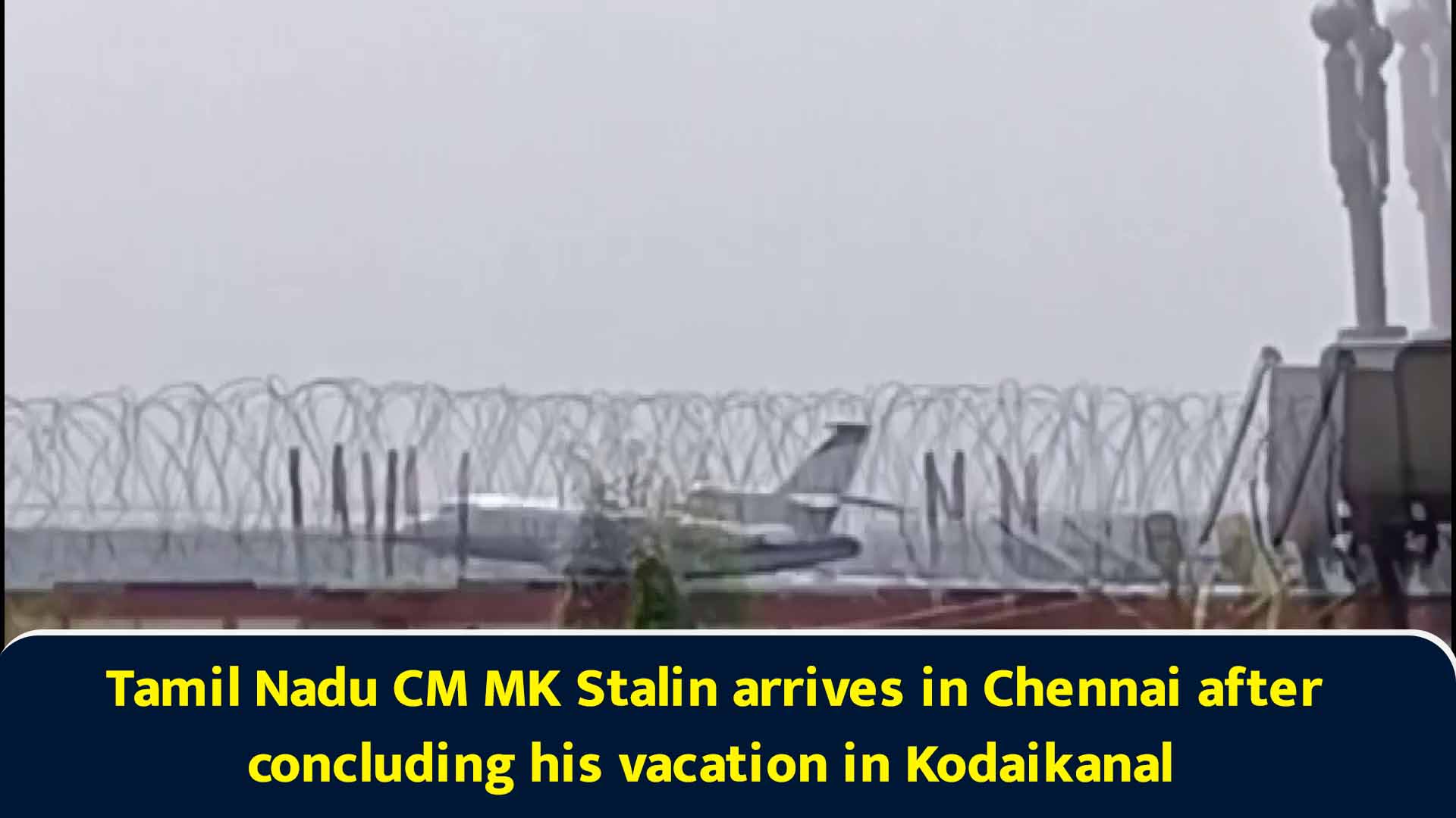 Tamil Nadu CM MK Stalin arrives in Chennai after concluding his ...
