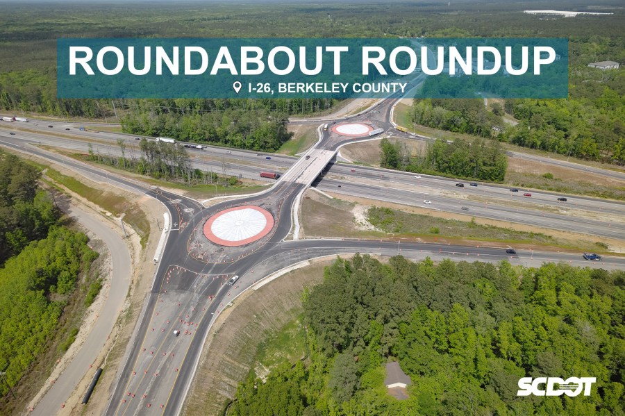 SCDOT progresses with one of the state’s first roundabout interchanges ...