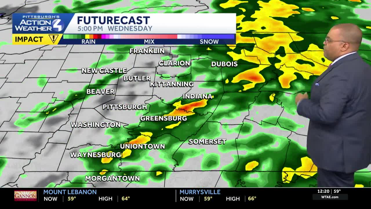 April 29 forecast: Rain and storms on our impact day in western PA