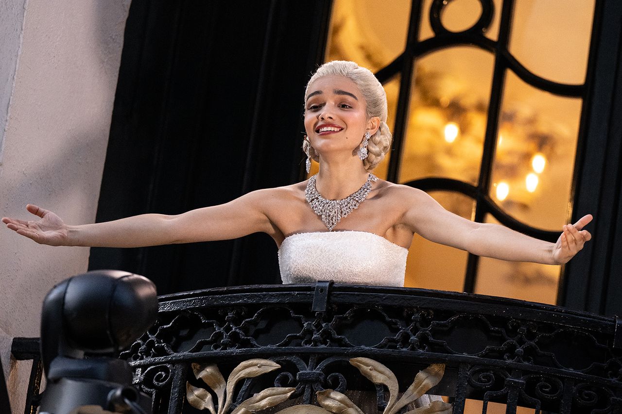 Rachel Zegler in 'Evita' in 2025 Credit: Jeff Spicer/Getty