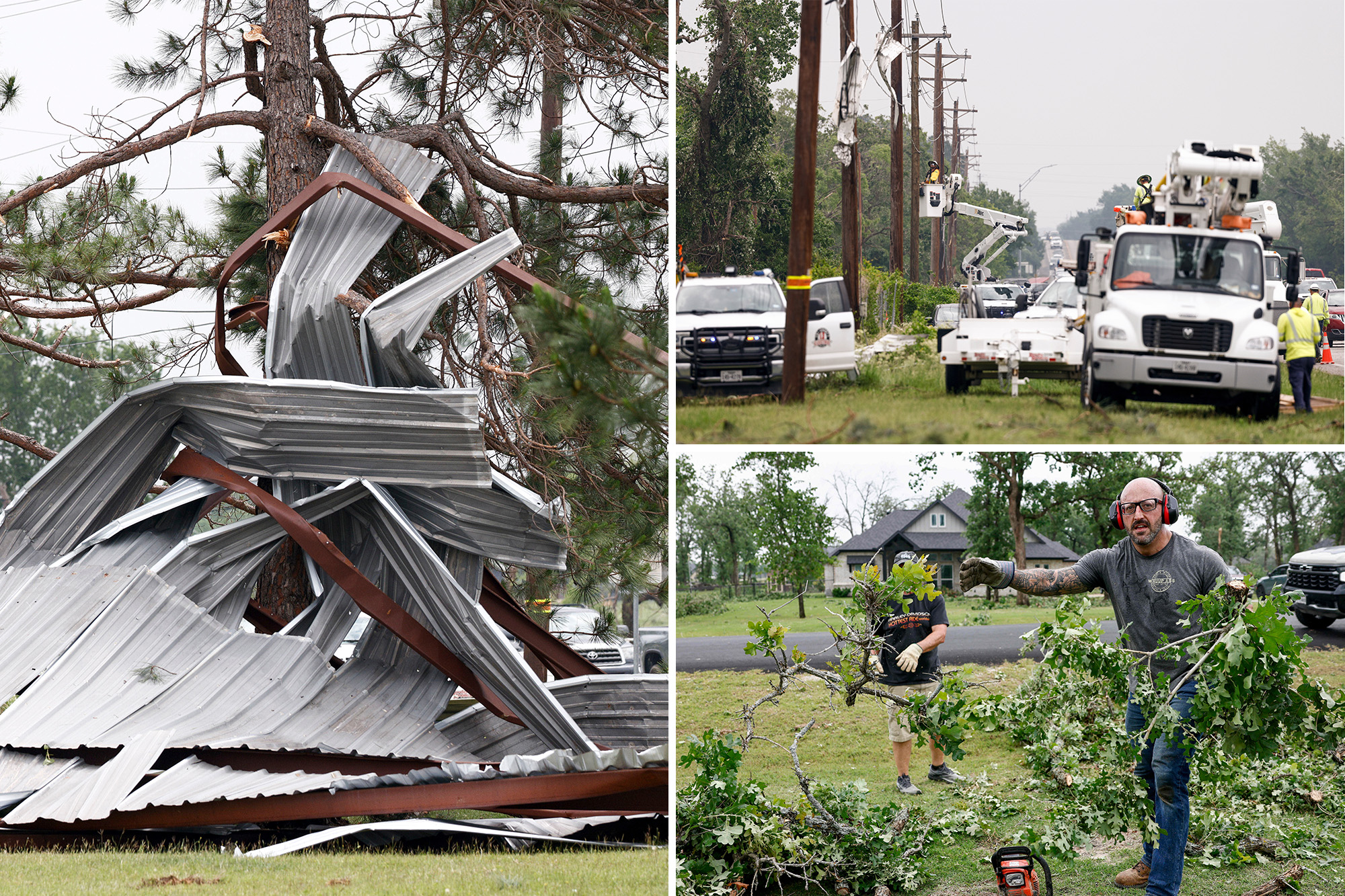 Thunderstorms tear through Texas, leaving 2 hospitalized as winds rip ...