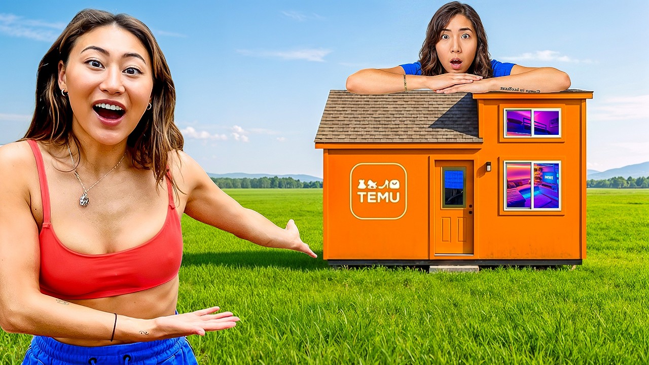 We built a tiny house using only Temu