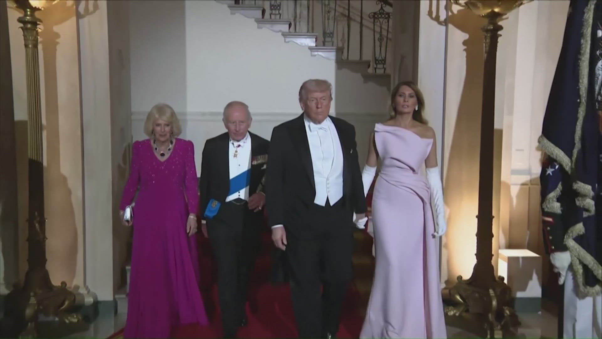 President Donald Trump, King Charles speak at White House state dinner