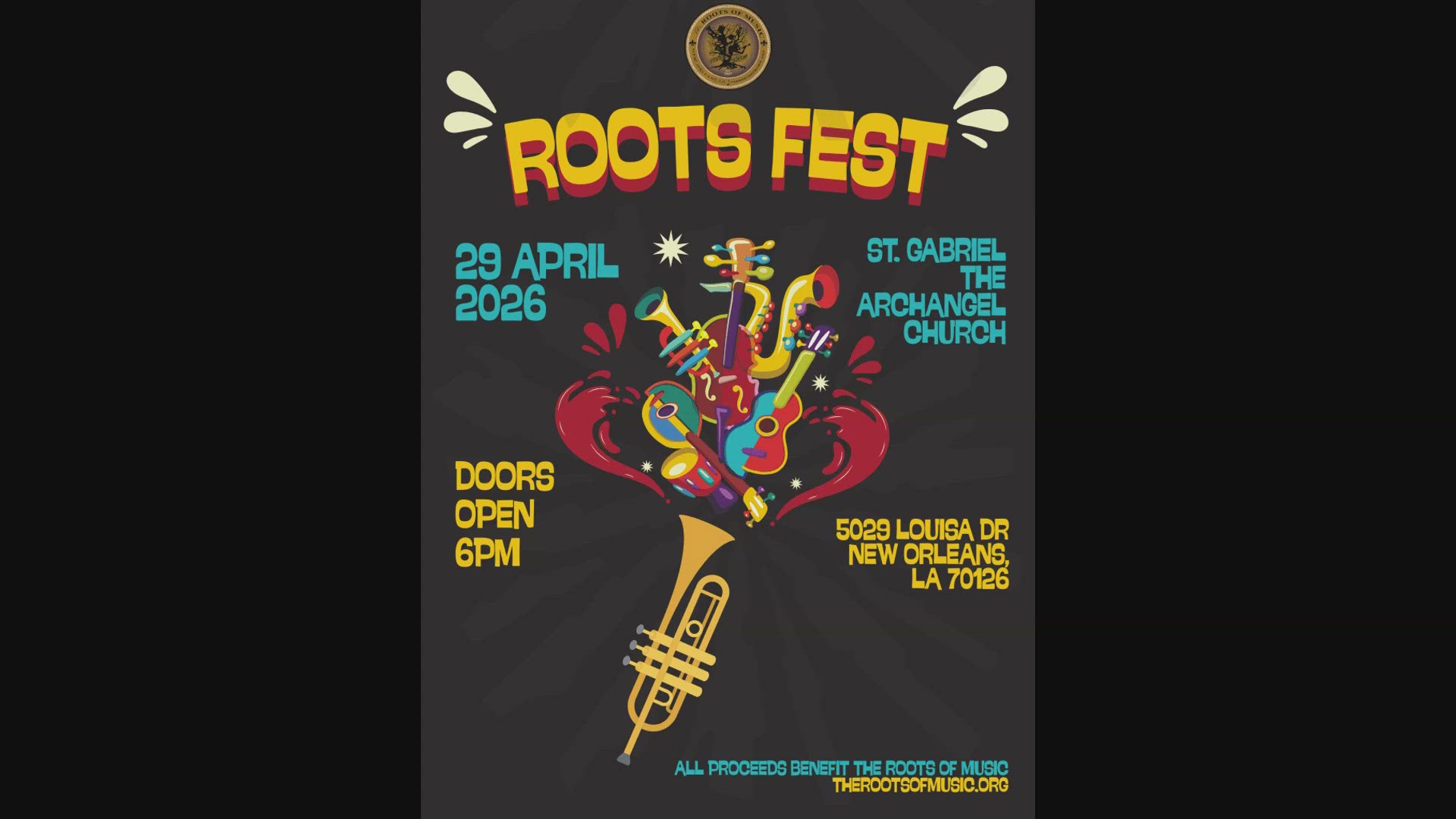 Roots of music: Roots Festival 2026 fundraiser
